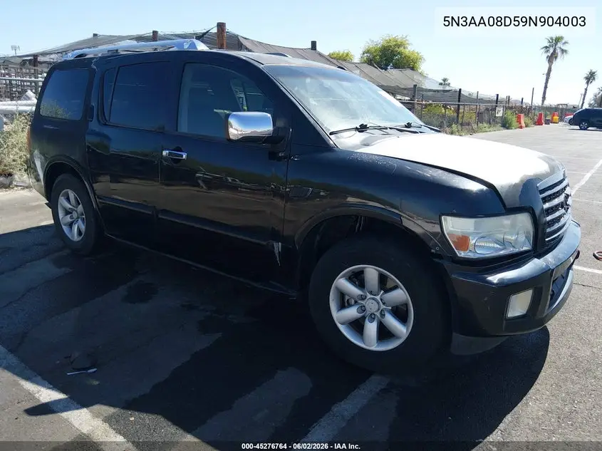 2009 Infiniti Qx56 VIN: 5N3AA08D59N904003 Lot: 45276764