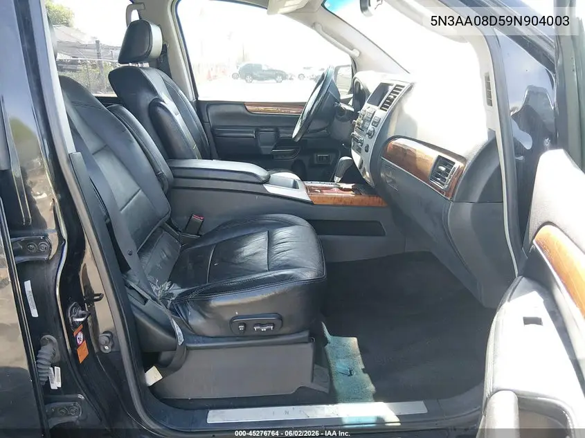2009 Infiniti Qx56 VIN: 5N3AA08D59N904003 Lot: 45276764