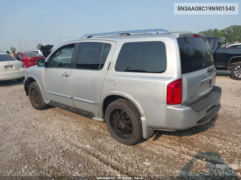 2009 Infiniti Qx56 VIN: 5N3AA08C19N901543 Lot: 45645333
