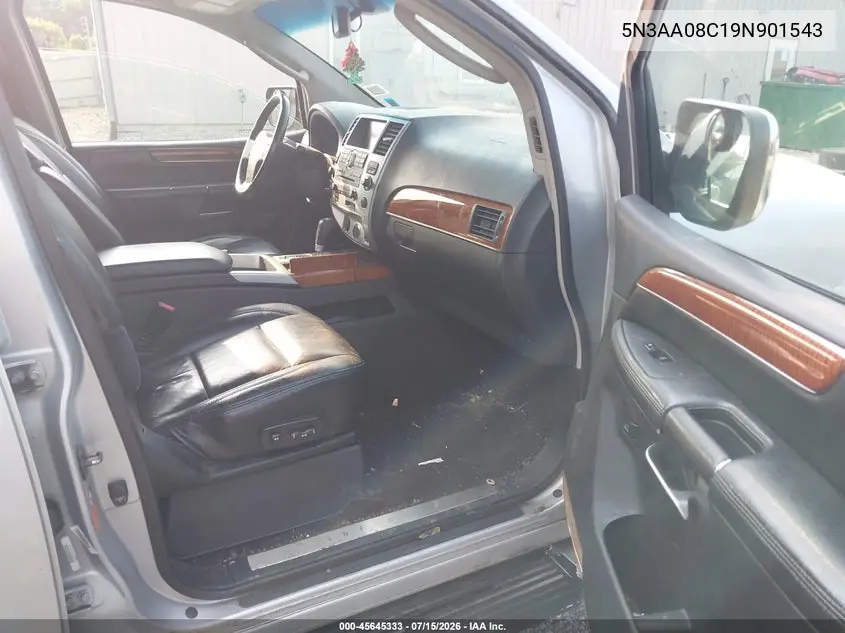 2009 Infiniti Qx56 VIN: 5N3AA08C19N901543 Lot: 45645333