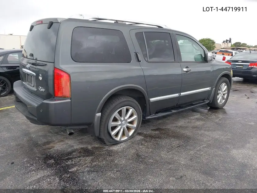 2010 Infiniti Qx56 VIN: 5N3ZA0ND9AN900001 Lot: 44719911