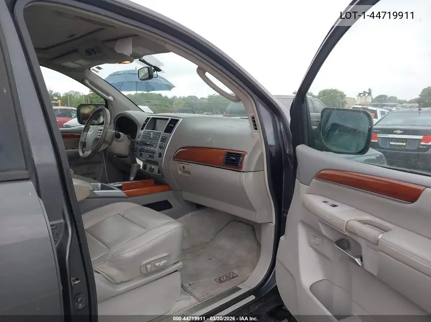 2010 Infiniti Qx56 VIN: 5N3ZA0ND9AN900001 Lot: 44719911