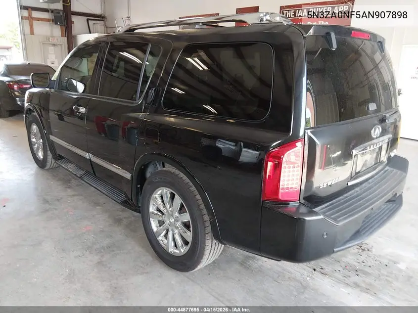 2010 Infiniti Qx56 VIN: 5N3ZA0NF5AN907898 Lot: 44877695