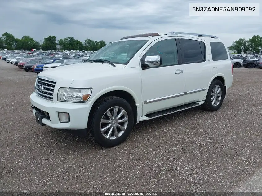 2010 Infiniti Qx56 VIN: 5N3ZA0NE5AN909092 Lot: 45226813
