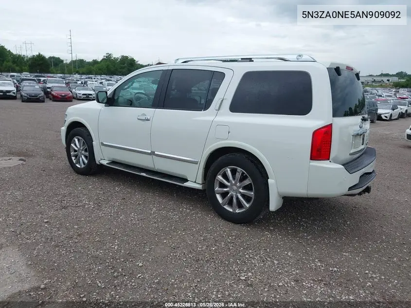 2010 Infiniti Qx56 VIN: 5N3ZA0NE5AN909092 Lot: 45226813