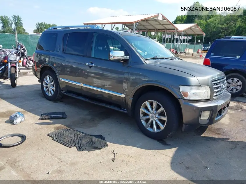2010 Infiniti Qx56 VIN: 5N3ZA0NE8AN906087 Lot: 45436102