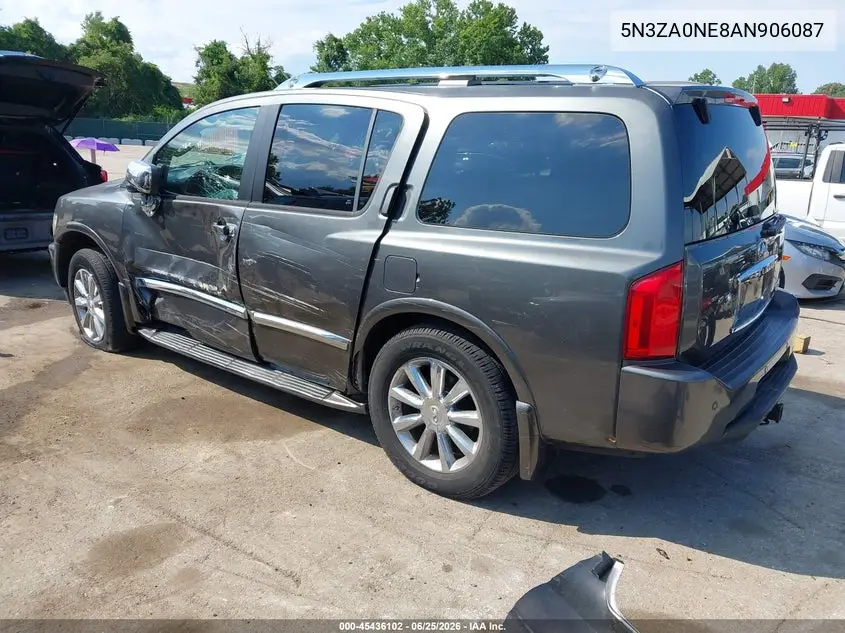 2010 Infiniti Qx56 VIN: 5N3ZA0NE8AN906087 Lot: 45436102