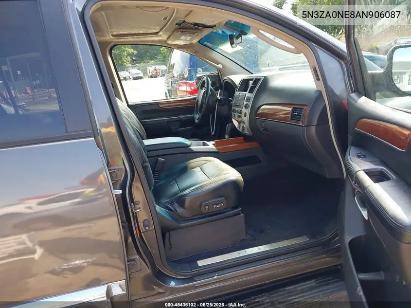 2010 Infiniti Qx56 VIN: 5N3ZA0NE8AN906087 Lot: 45436102