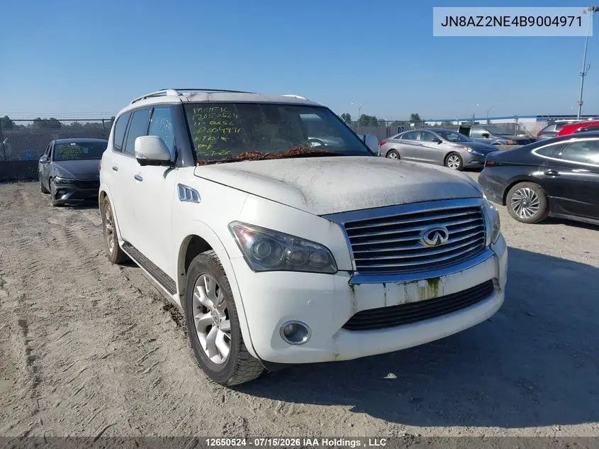 2011 Infiniti Qx56 VIN: JN8AZ2NE4B9004971 Lot: 12650524