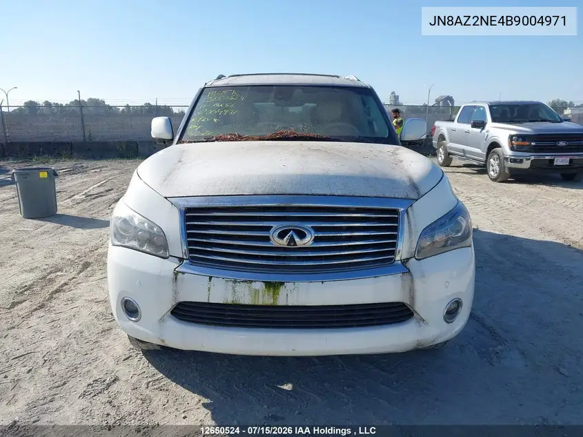 2011 Infiniti Qx56 VIN: JN8AZ2NE4B9004971 Lot: 12650524
