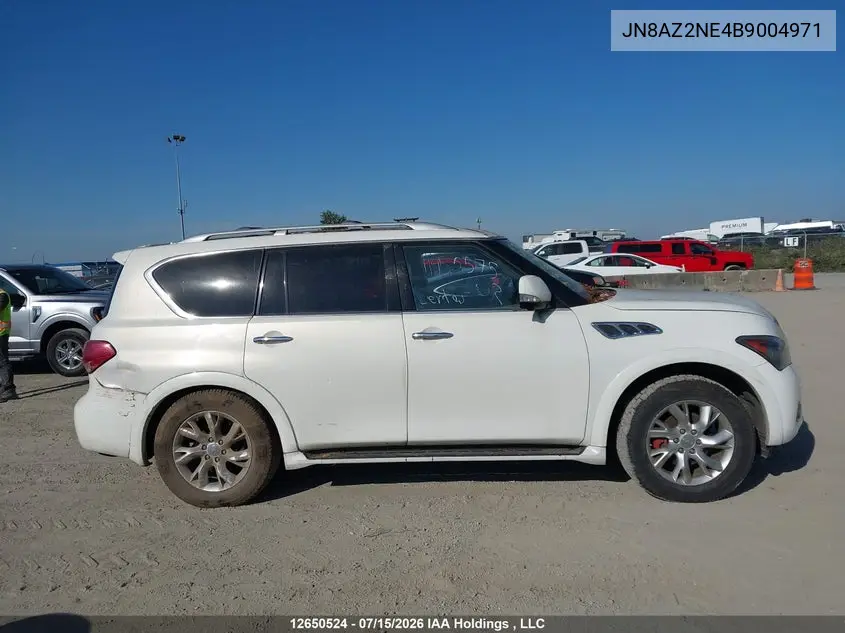 2011 Infiniti Qx56 VIN: JN8AZ2NE4B9004971 Lot: 12650524