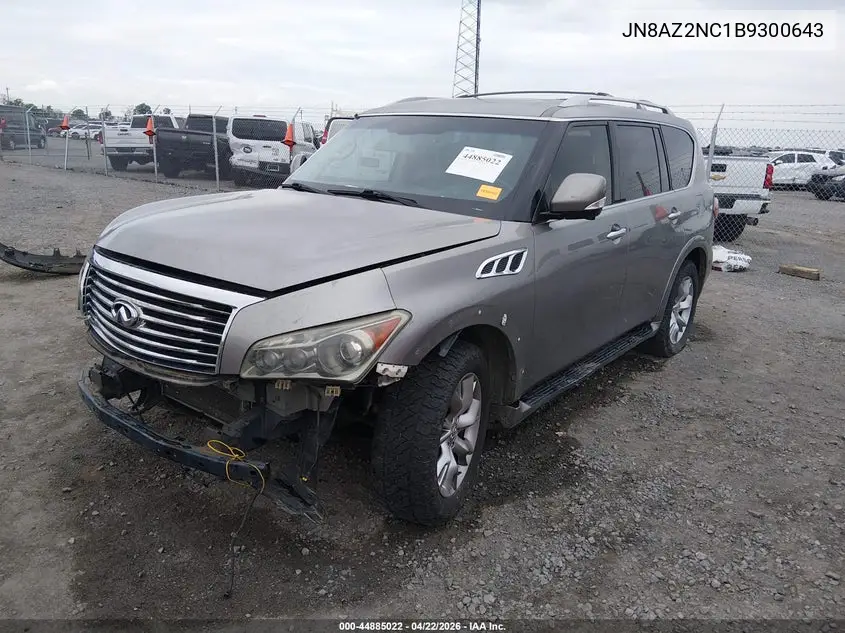 2011 Infiniti Qx56 VIN: JN8AZ2NC1B9300643 Lot: 44885022