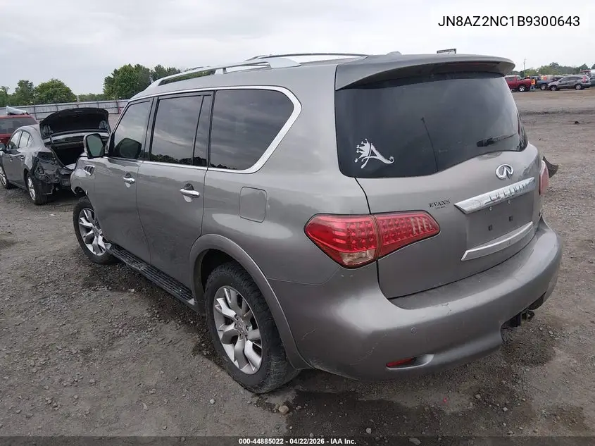 2011 Infiniti Qx56 VIN: JN8AZ2NC1B9300643 Lot: 44885022