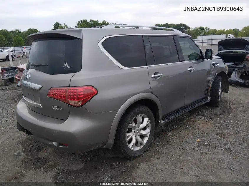2011 Infiniti Qx56 VIN: JN8AZ2NC1B9300643 Lot: 44885022