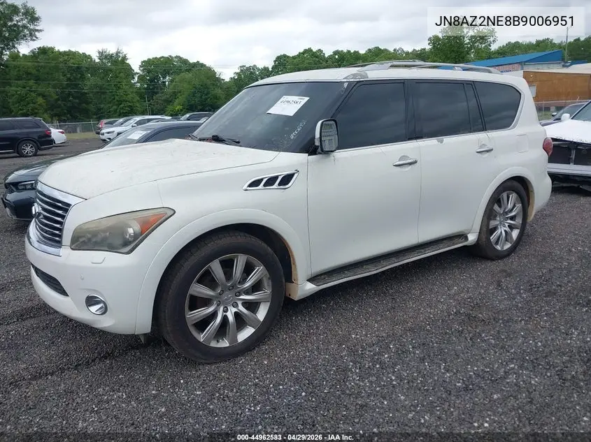 2011 Infiniti Qx56 VIN: JN8AZ2NE8B9006951 Lot: 44962583