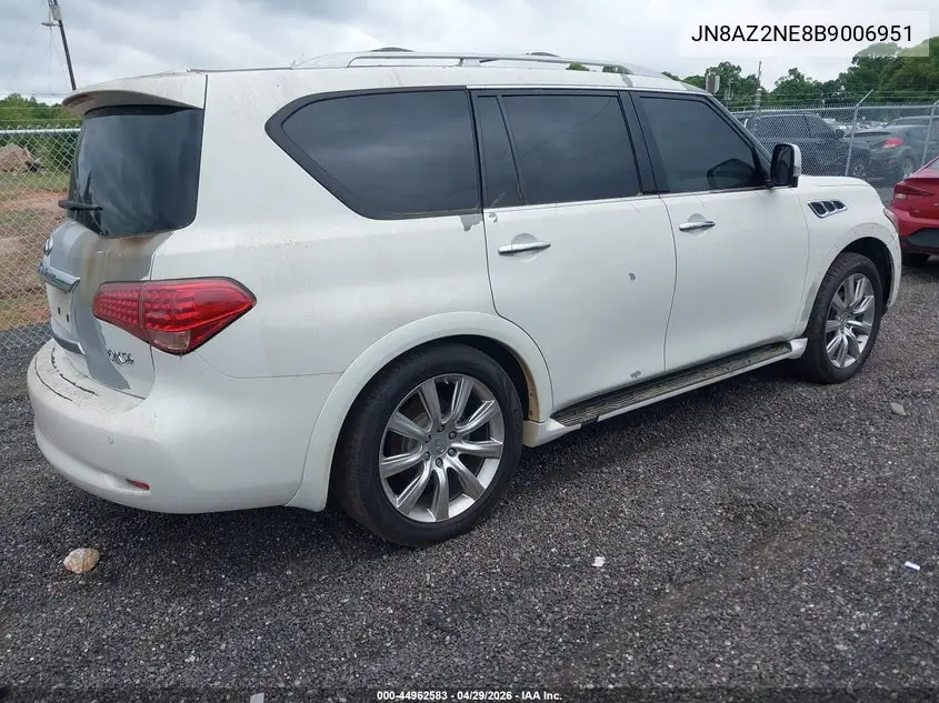 2011 Infiniti Qx56 VIN: JN8AZ2NE8B9006951 Lot: 44962583