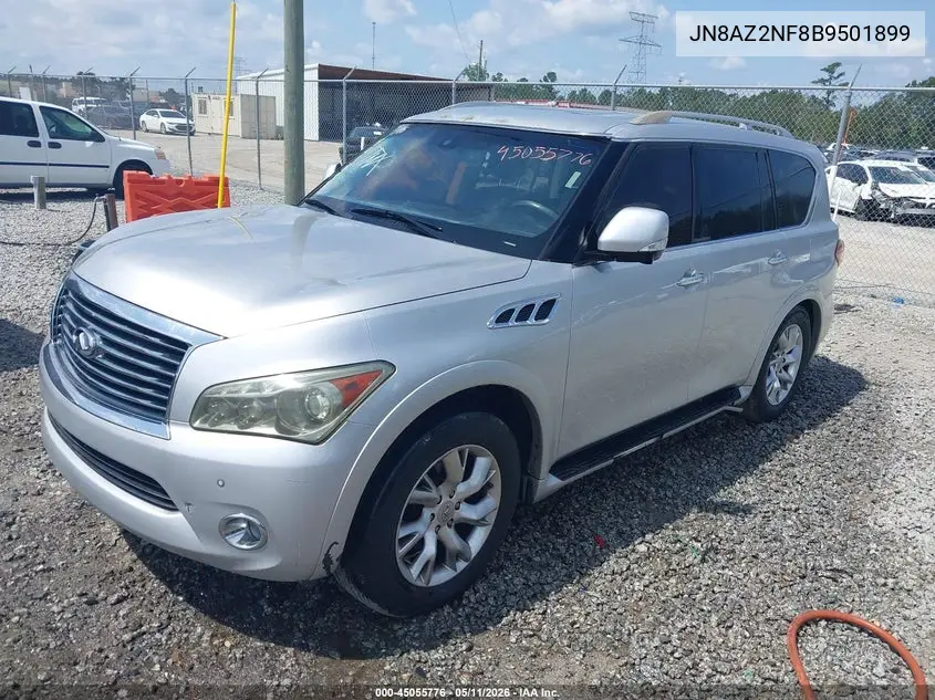2011 Infiniti Qx56 VIN: JN8AZ2NF8B9501899 Lot: 45055776