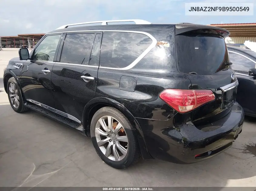 2011 Infiniti Qx56 VIN: JN8AZ2NF9B9500549 Lot: 45141461