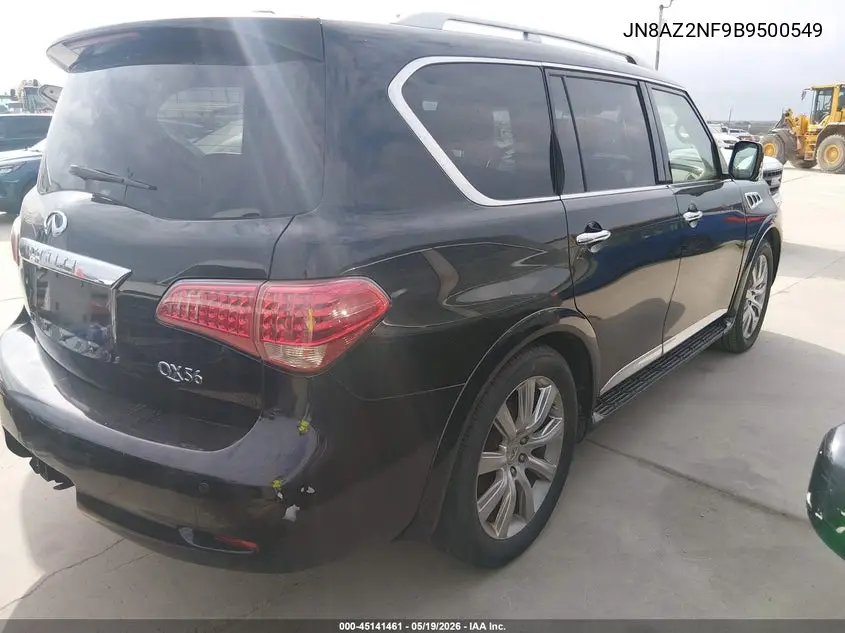 2011 Infiniti Qx56 VIN: JN8AZ2NF9B9500549 Lot: 45141461