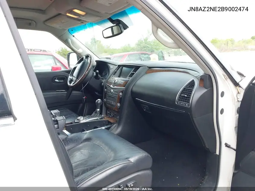 2011 Infiniti Qx56 VIN: JN8AZ2NE2B9002474 Lot: 45150094