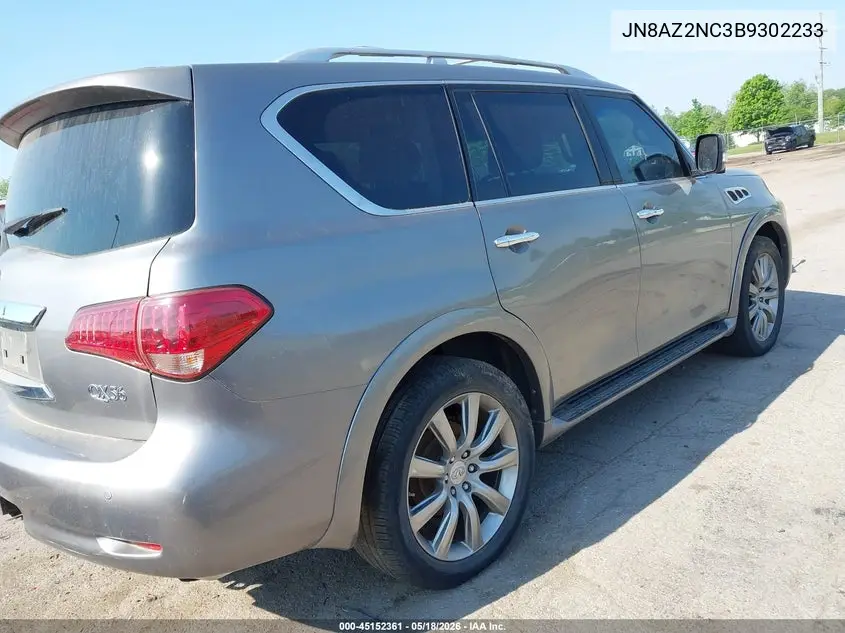 2011 Infiniti Qx56 VIN: JN8AZ2NC3B9302233 Lot: 45152361