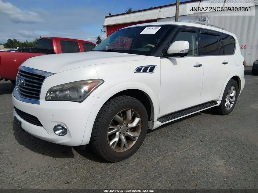 2011 Infiniti Qx56 VIN: JN8AZ2NC6B9303361 Lot: 45161205