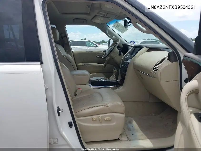 2011 Infiniti Qx56 VIN: JN8AZ2NFXB9504321 Lot: 45208288