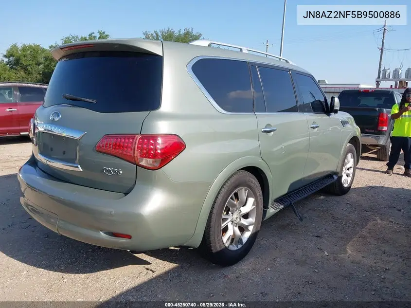 2011 Infiniti Qx56 VIN: JN8AZ2NF5B9500886 Lot: 45250740