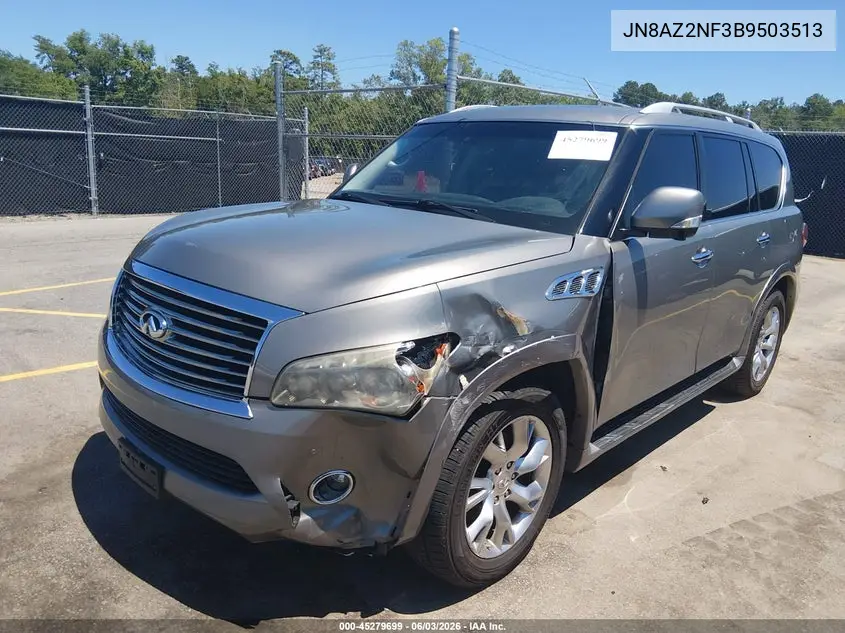 2011 Infiniti Qx56 VIN: JN8AZ2NF3B9503513 Lot: 45279699