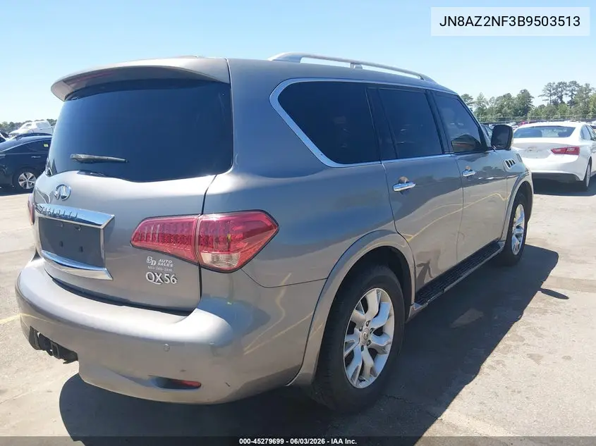 2011 Infiniti Qx56 VIN: JN8AZ2NF3B9503513 Lot: 45279699