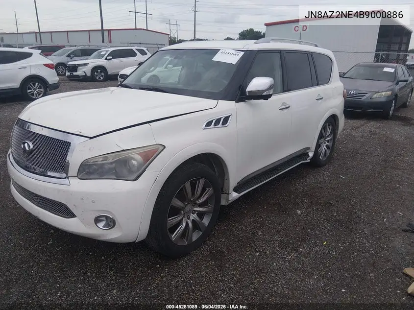 2011 Infiniti Qx56 VIN: JN8AZ2NE4B9000886 Lot: 45281089
