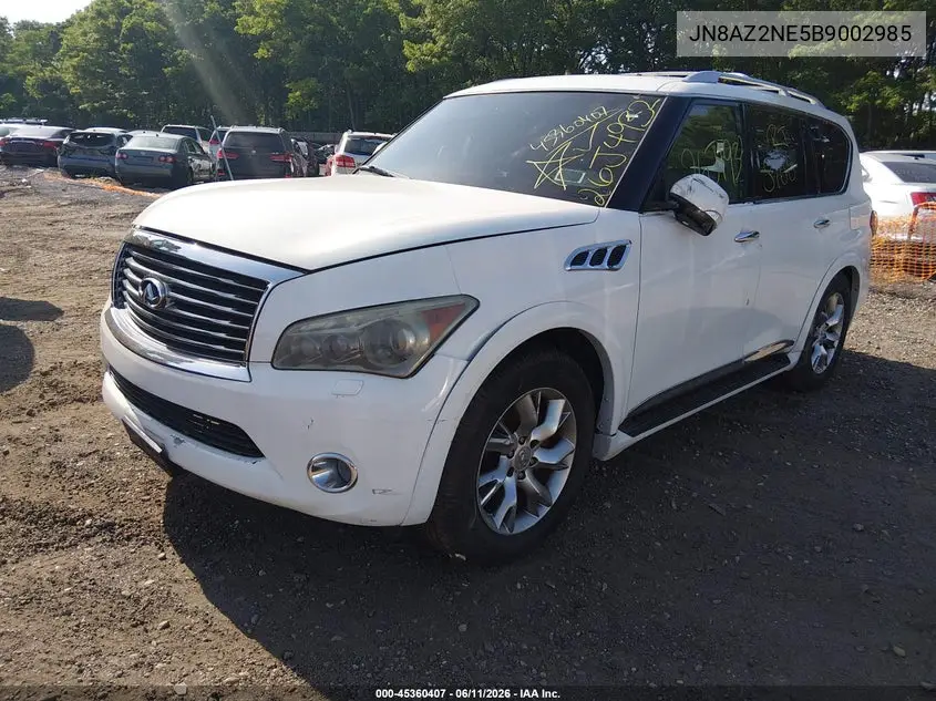 2011 Infiniti Qx56 VIN: JN8AZ2NE5B9002985 Lot: 45360407