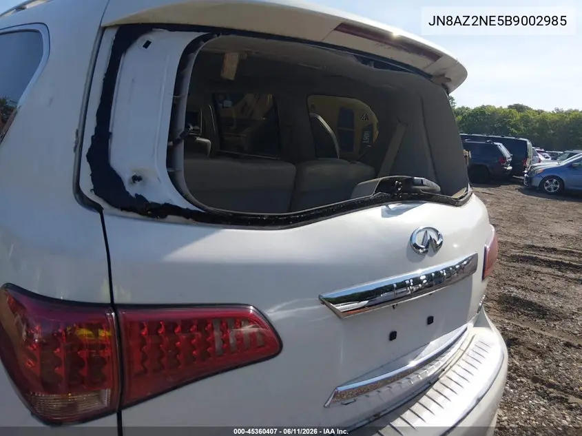 2011 Infiniti Qx56 VIN: JN8AZ2NE5B9002985 Lot: 45360407