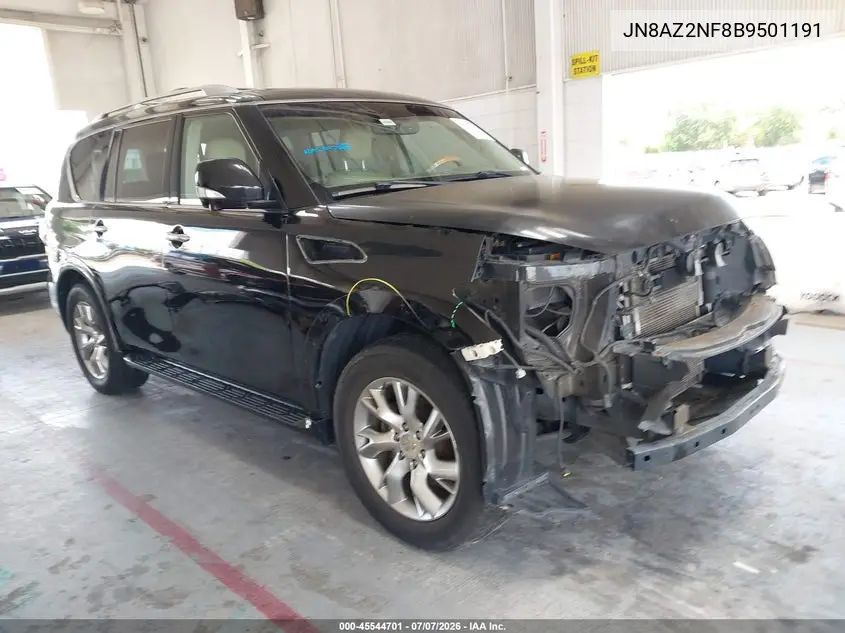 2011 Infiniti Qx56 VIN: JN8AZ2NF8B9501191 Lot: 45544701