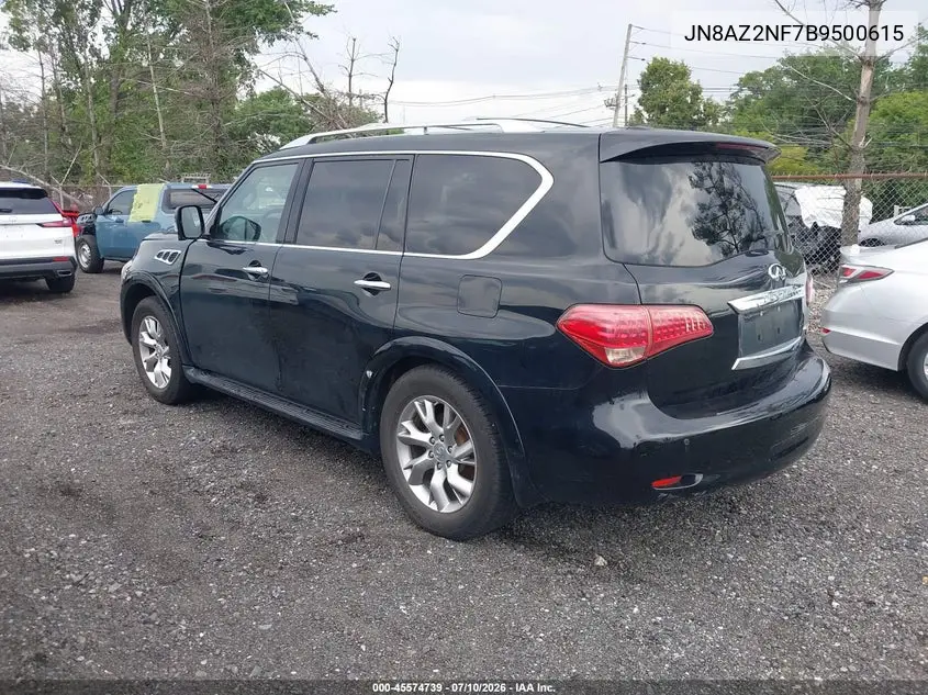 2011 Infiniti Qx56 VIN: JN8AZ2NF7B9500615 Lot: 45574739