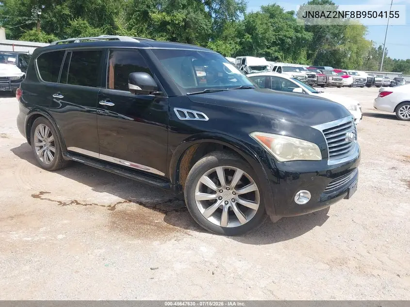 2011 Infiniti Qx56 VIN: JN8AZ2NF8B9504155 Lot: 45647630