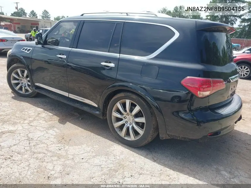 2011 Infiniti Qx56 VIN: JN8AZ2NF8B9504155 Lot: 45647630