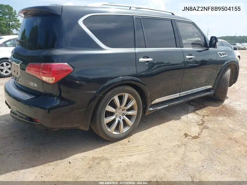 2011 Infiniti Qx56 VIN: JN8AZ2NF8B9504155 Lot: 45647630