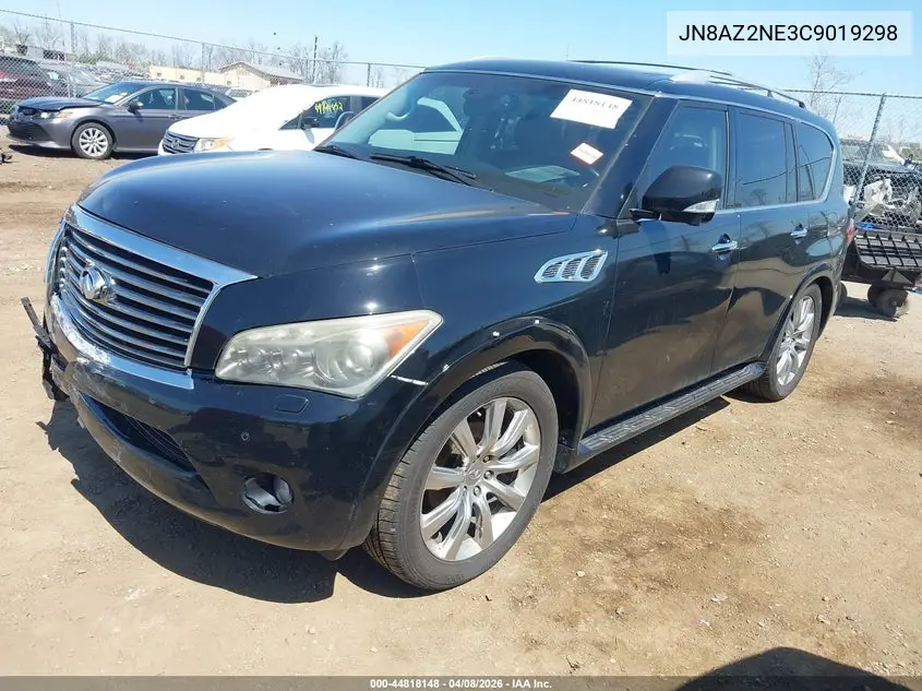 2012 Infiniti Qx56 VIN: JN8AZ2NE3C9019298 Lot: 44818148