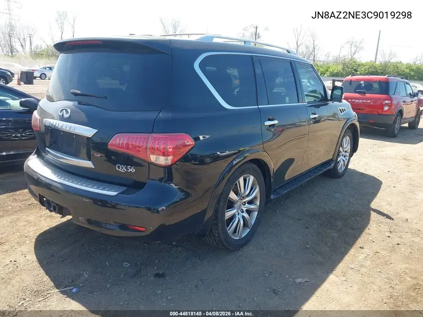 2012 Infiniti Qx56 VIN: JN8AZ2NE3C9019298 Lot: 44818148
