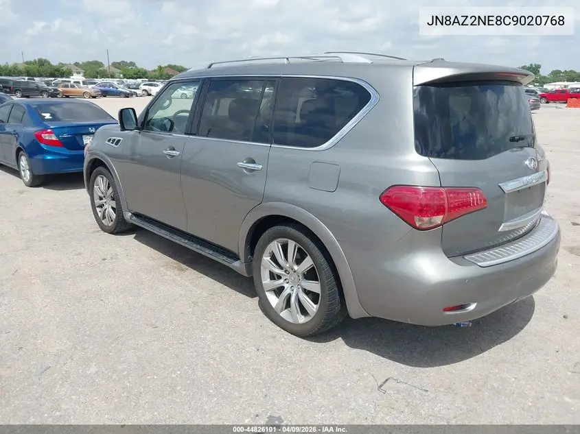 2012 Infiniti Qx56 VIN: JN8AZ2NE8C9020768 Lot: 44826101