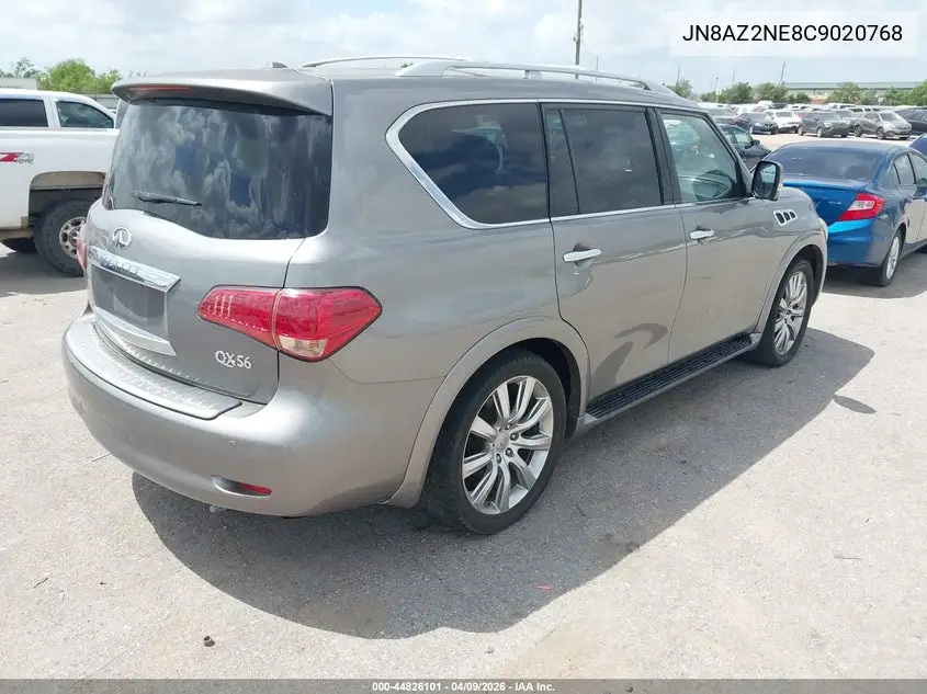 2012 Infiniti Qx56 VIN: JN8AZ2NE8C9020768 Lot: 44826101