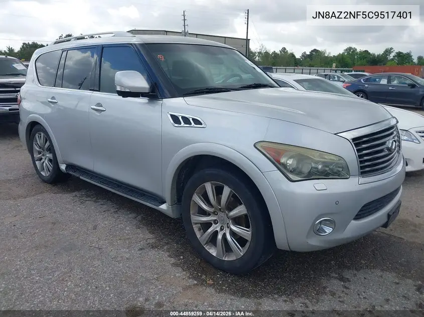 2012 Infiniti Qx56 VIN: JN8AZ2NF5C9517401 Lot: 44859259