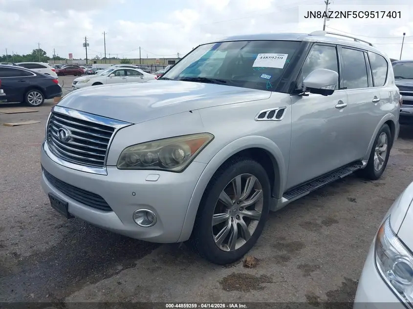2012 Infiniti Qx56 VIN: JN8AZ2NF5C9517401 Lot: 44859259