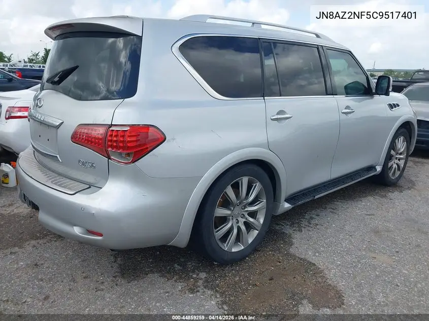 2012 Infiniti Qx56 VIN: JN8AZ2NF5C9517401 Lot: 44859259