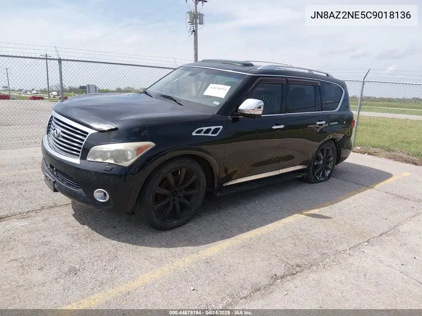 2012 Infiniti Qx56 VIN: JN8AZ2NE5C9018136 Lot: 44878194