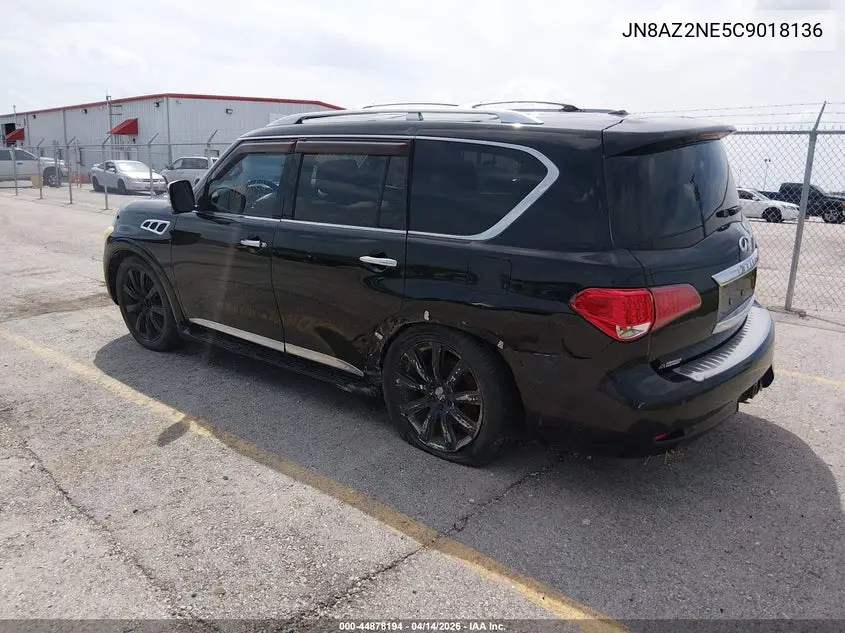 2012 Infiniti Qx56 VIN: JN8AZ2NE5C9018136 Lot: 44878194