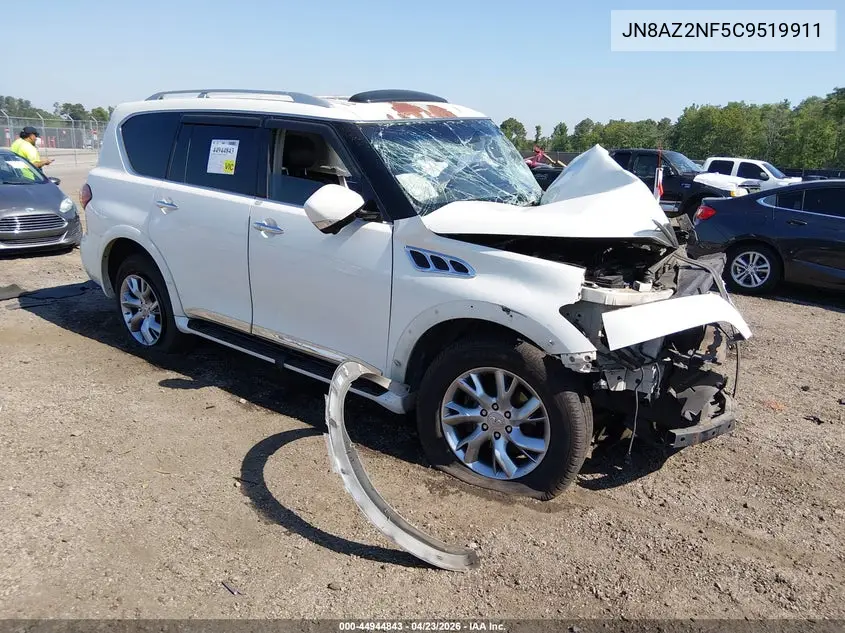 2012 Infiniti Qx56 VIN: JN8AZ2NF5C9519911 Lot: 44944843