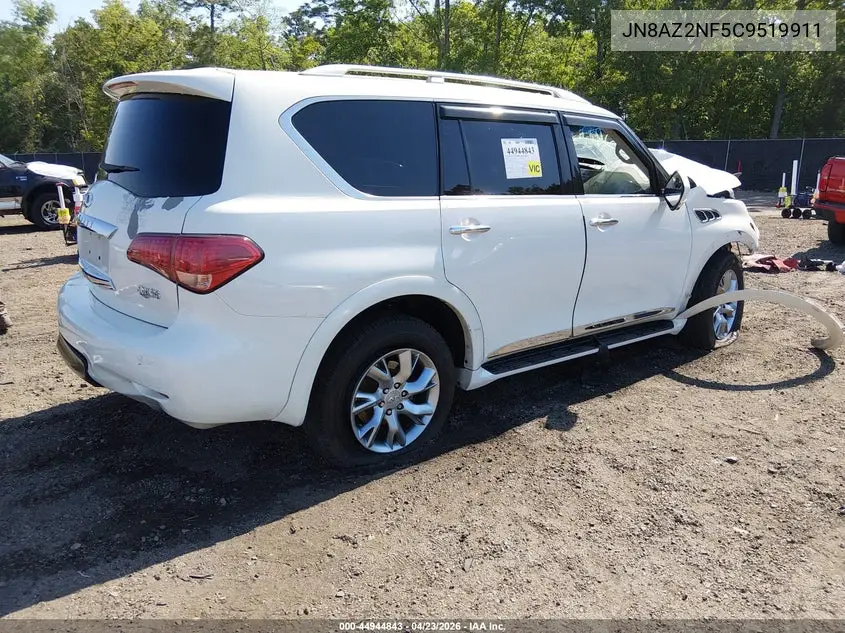 2012 Infiniti Qx56 VIN: JN8AZ2NF5C9519911 Lot: 44944843