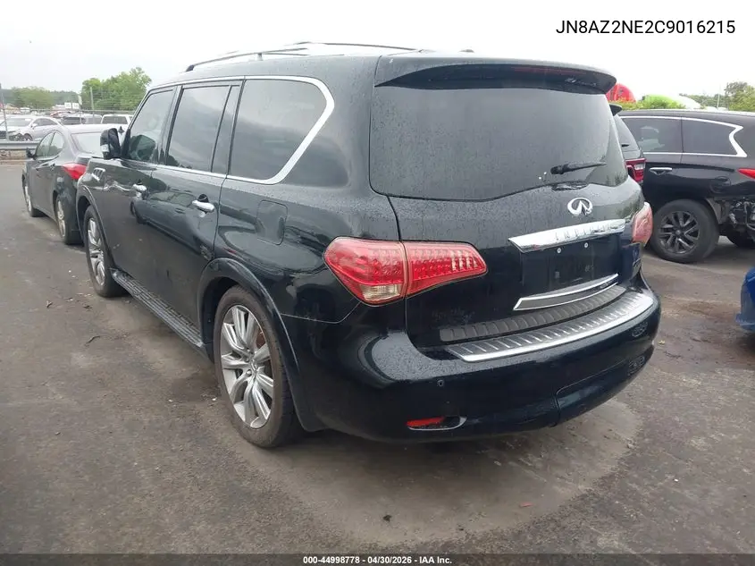 2012 Infiniti Qx56 VIN: JN8AZ2NE2C9016215 Lot: 44998778